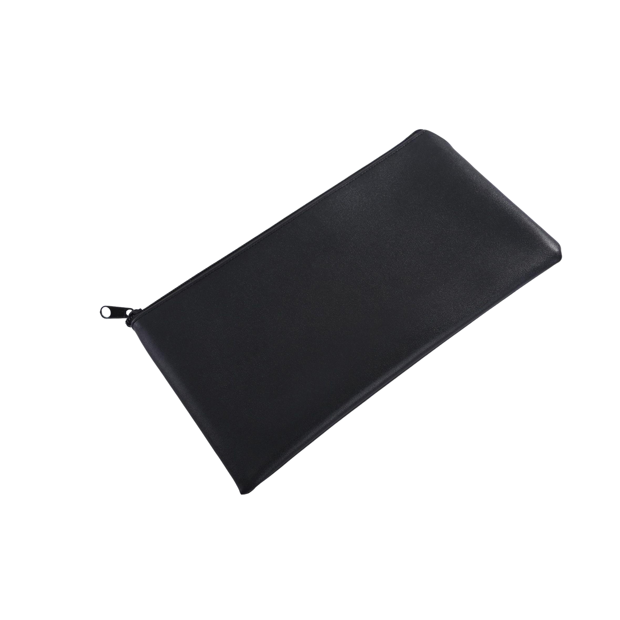 Faux Leather Bank Deposit Zipper Bag 4