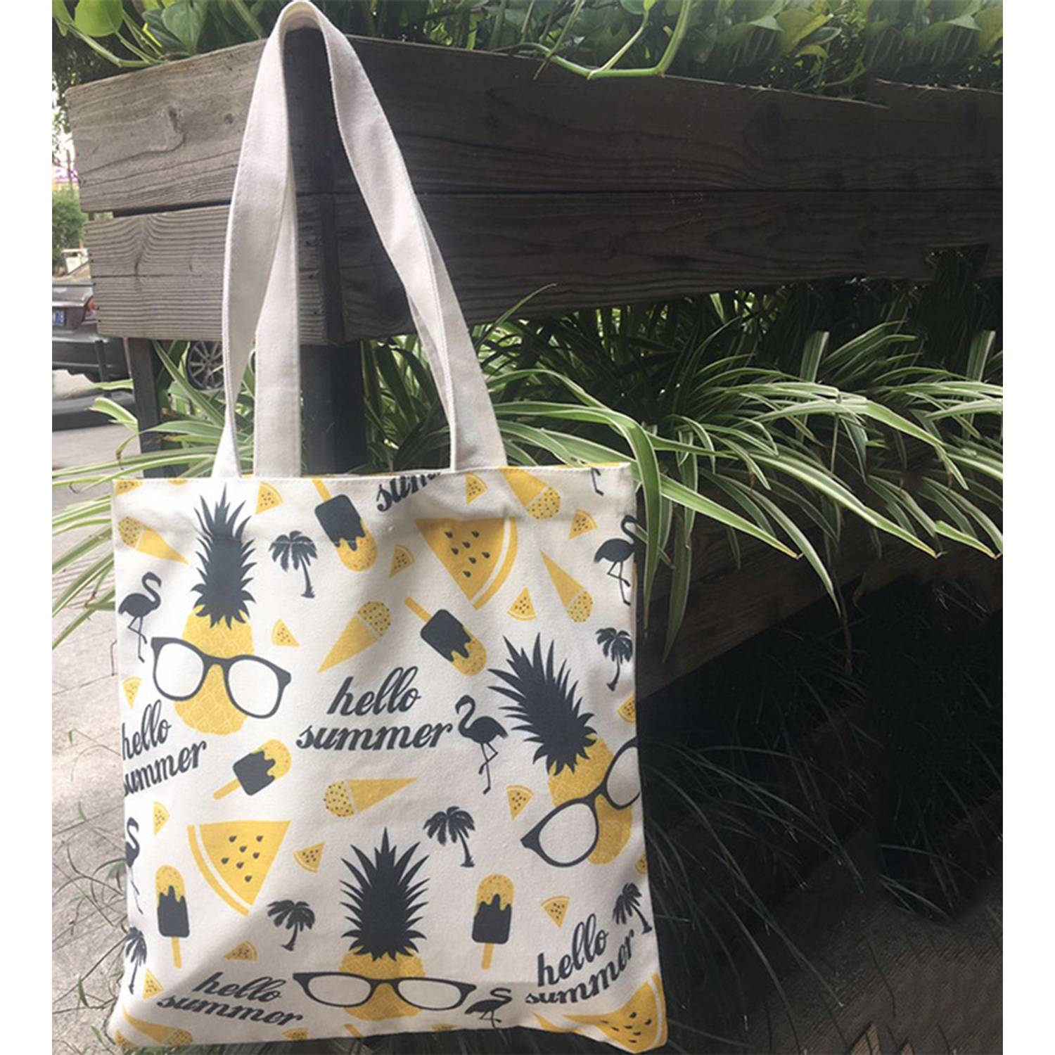 Fullcolor Canvas Tote Bag, custom tote bag with logo imprint 2
