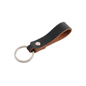 Classic Leather Keychain Ring For Stylish Key Organization 11