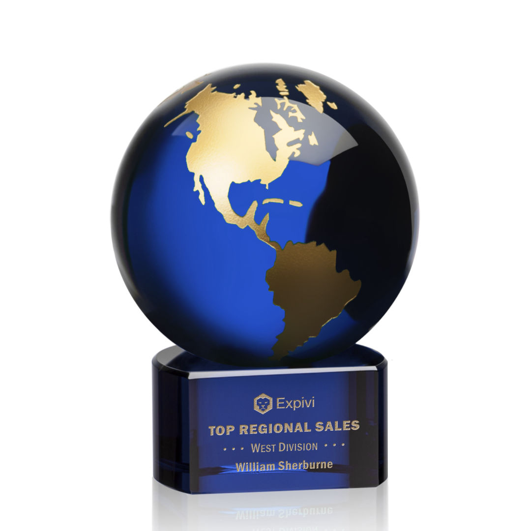 Marcana Globe Award - Blue/Gold 12