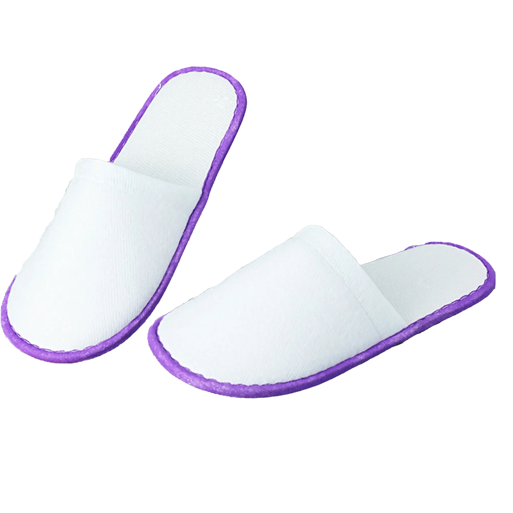 11" X 4.3" Simple Hotel Travel Disposable Slippers 8