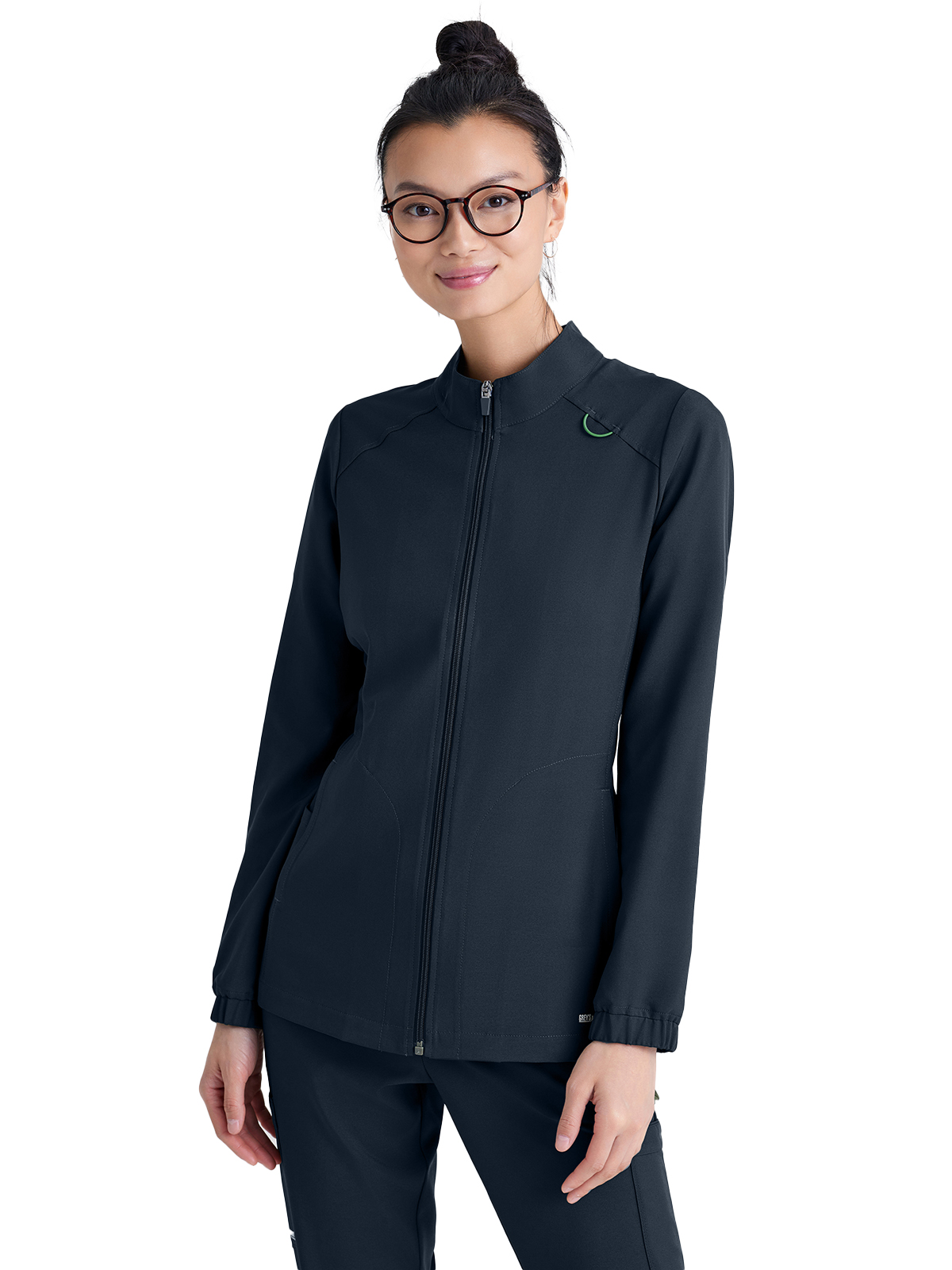 Grey's Anatomy Evolve Stretch - Women's Three-Pocket Virtue Warm-Up Scrub Jacket 7