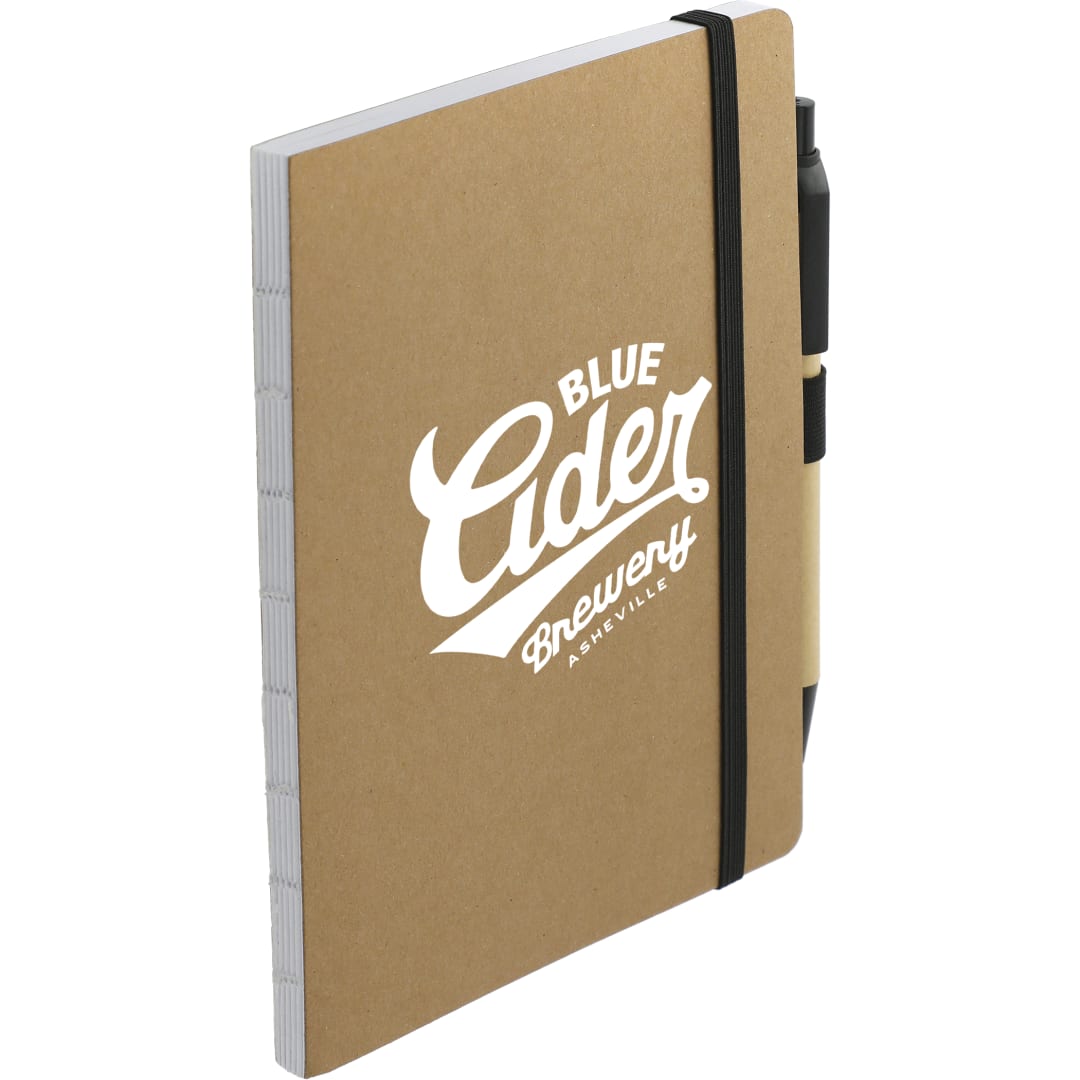 FSC® Recycled 5" x 7" Notebook and Pen Set 26