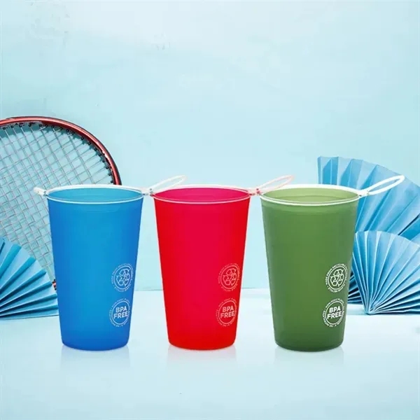 7-Ounce TPU Foldable Outdoor Soft Water Cup 5
