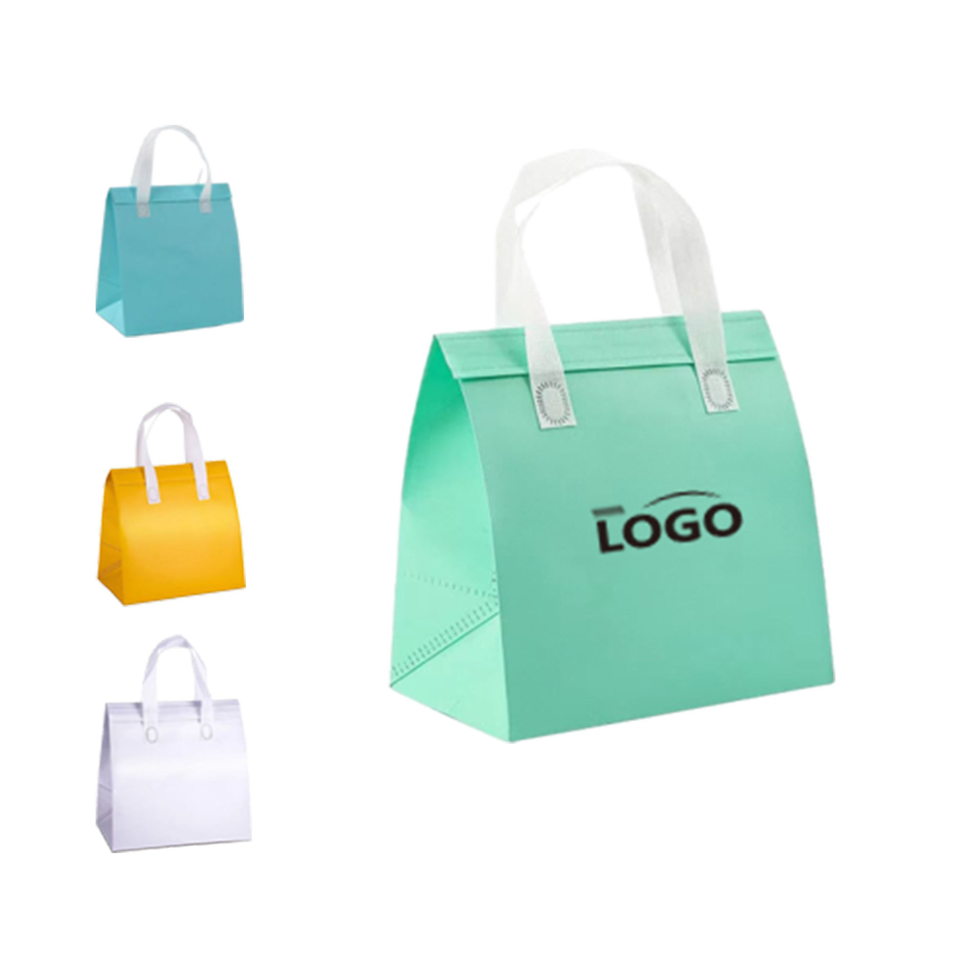 Foil Lined Insulated Takeout Bag Coffee Cooler Aluminum 3