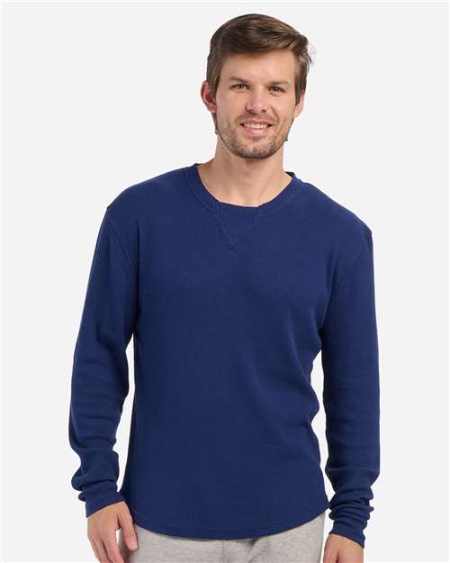 Men's Waffle Knit Long Sleeve T-Shirt - BM3103 15