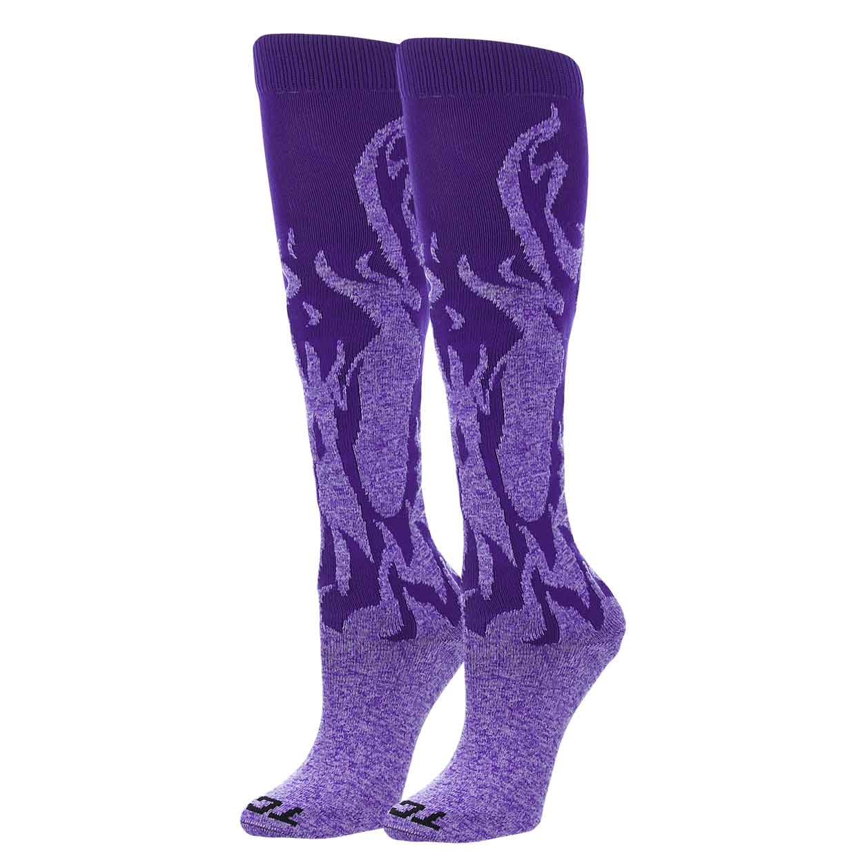 Krazisox Flames Over the Calf Socks 3