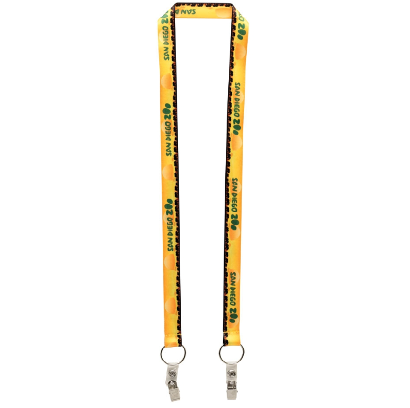 3/4" Dual LA-214 Attachment Sublimation Lanyard 2
