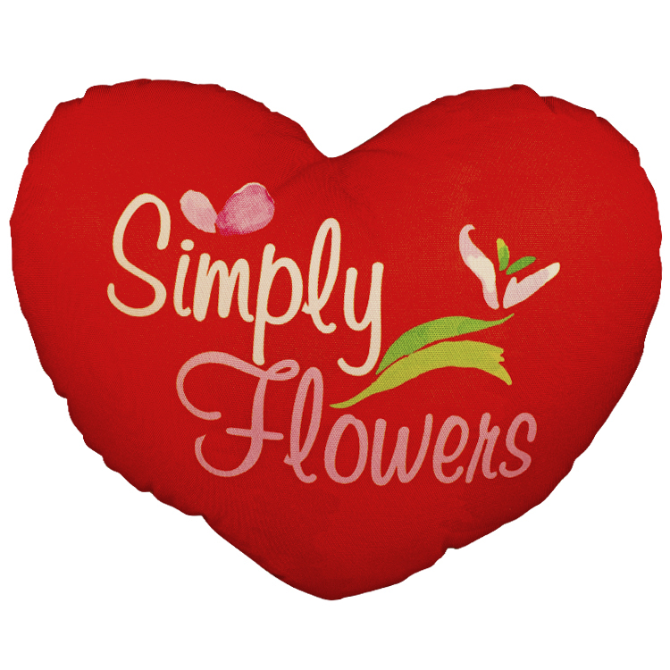 Heart Shaped Sublimated Pillow 4