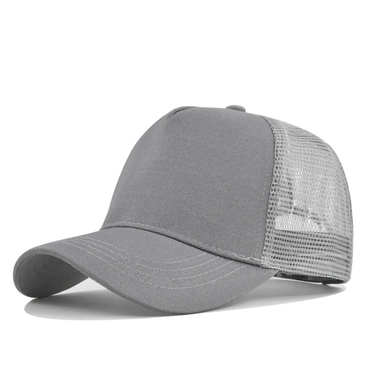 Durable 5 Panel Trucker Hat with Breathable Mesh Back 21