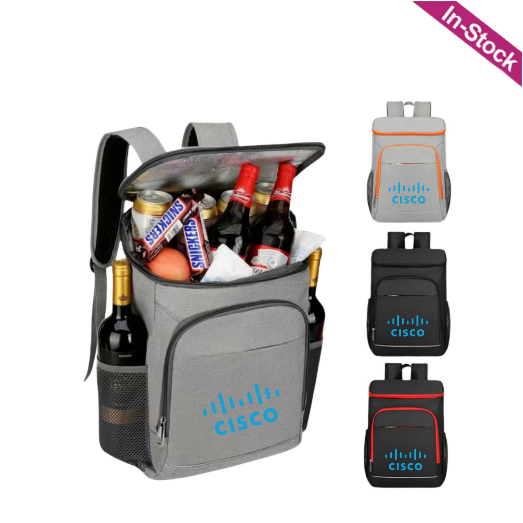 Large Capacity Lunch Insulated Backpack Cooler 6