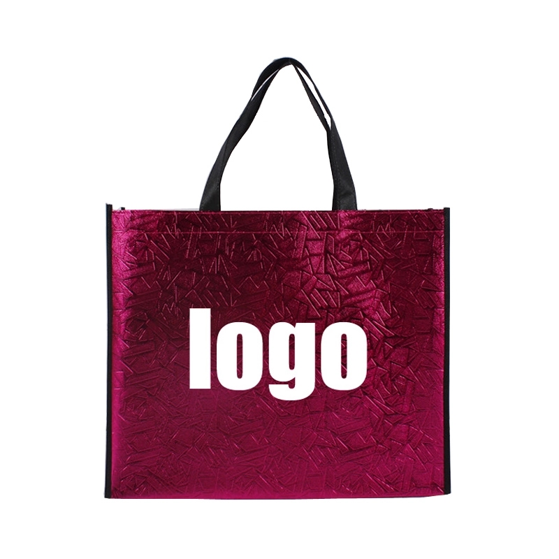Custom Promo Laser Coated Non-Woven Shopping Gift Tote Bag 3
