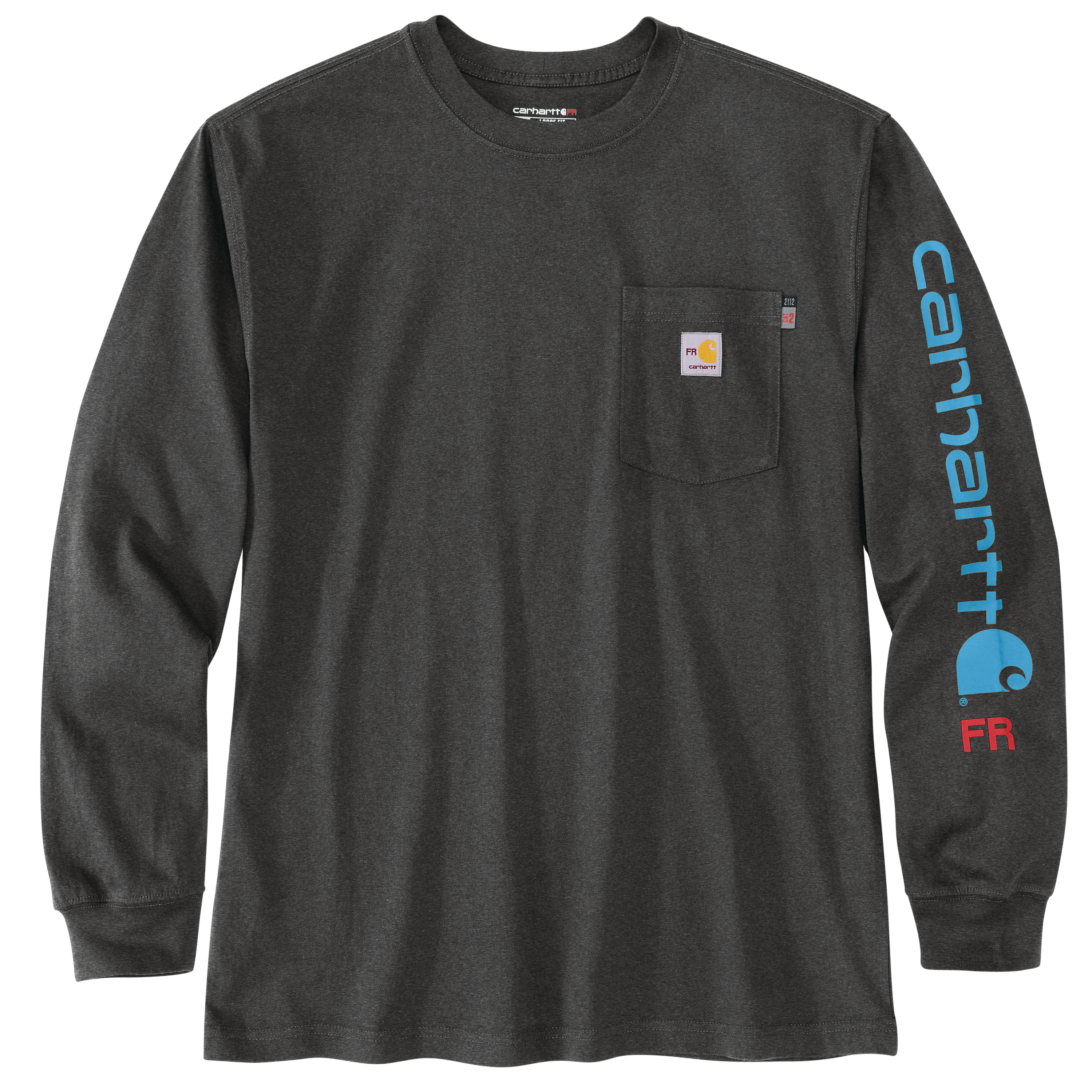 Carhartt Mens FR Force Irvine Loose LS Logo T-Shirt 4