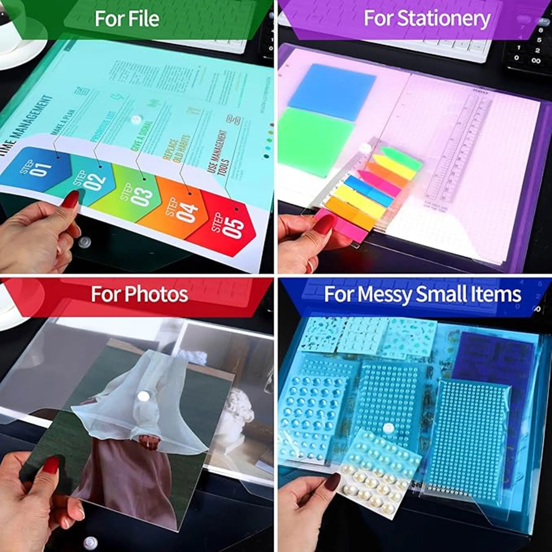 A4 Plastic File Folders 8