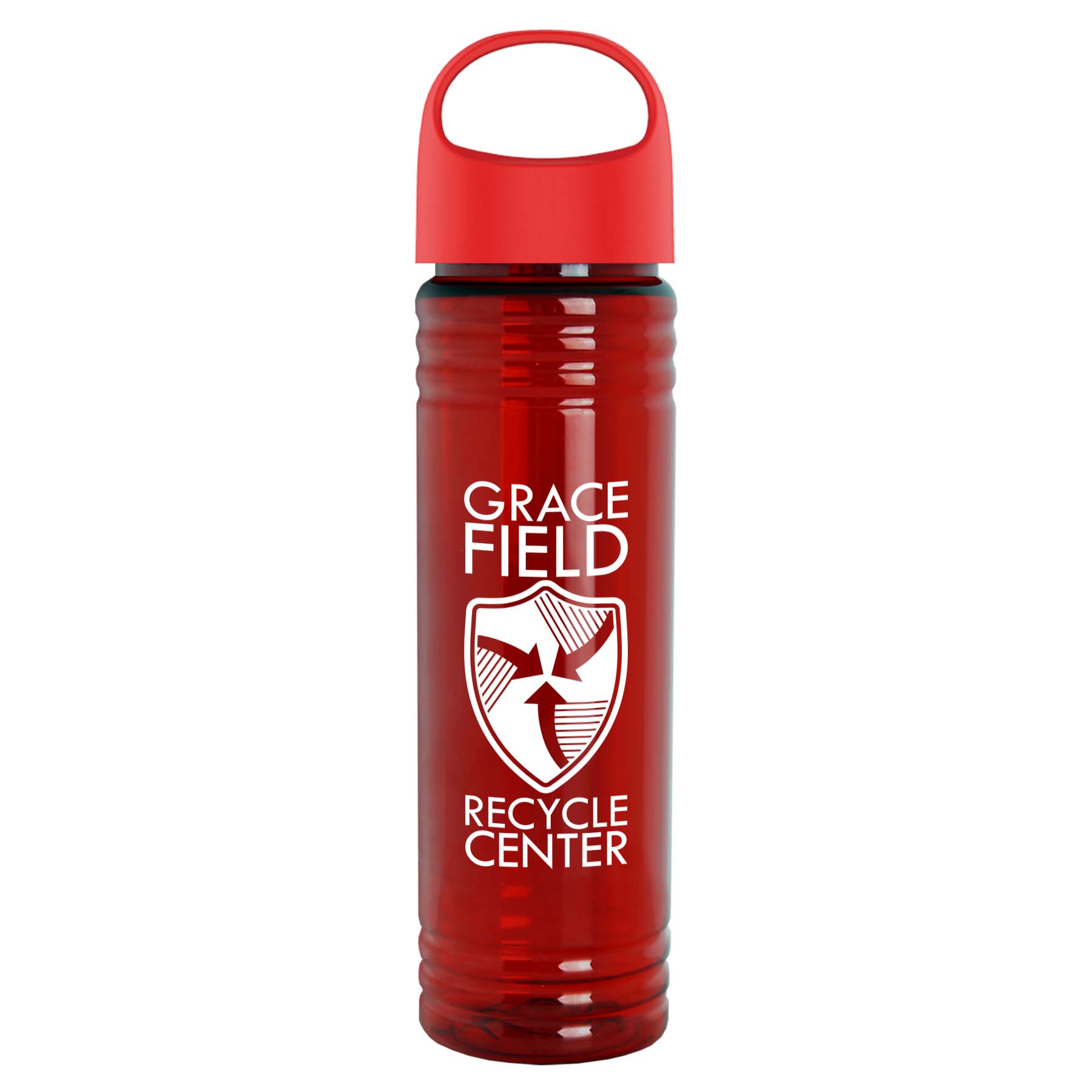 24 oz. Slim Fit UpCycle RPET Bottles with Oval Crest 1