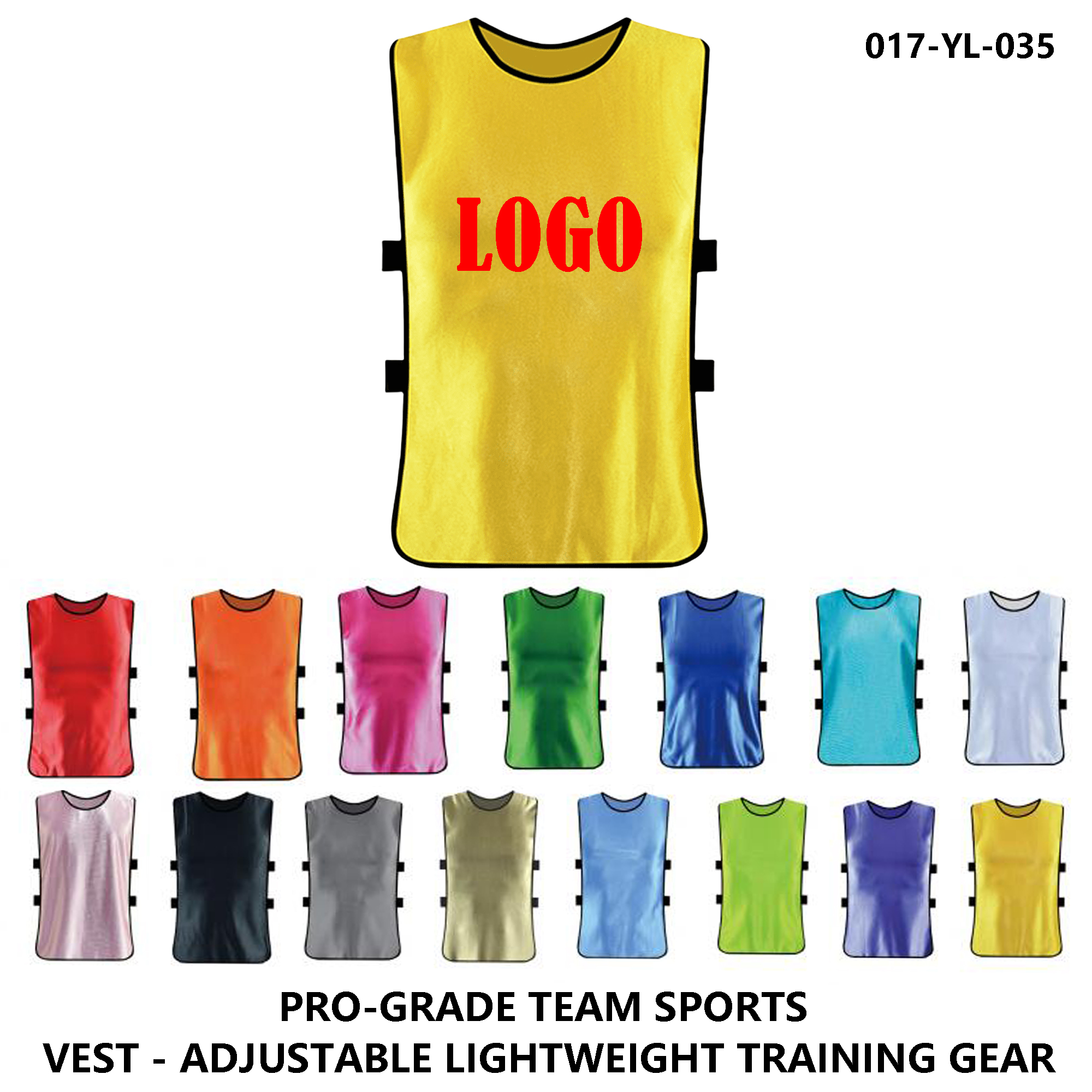 Custom Logo Practice Vest - Lightweight Team Gear 2