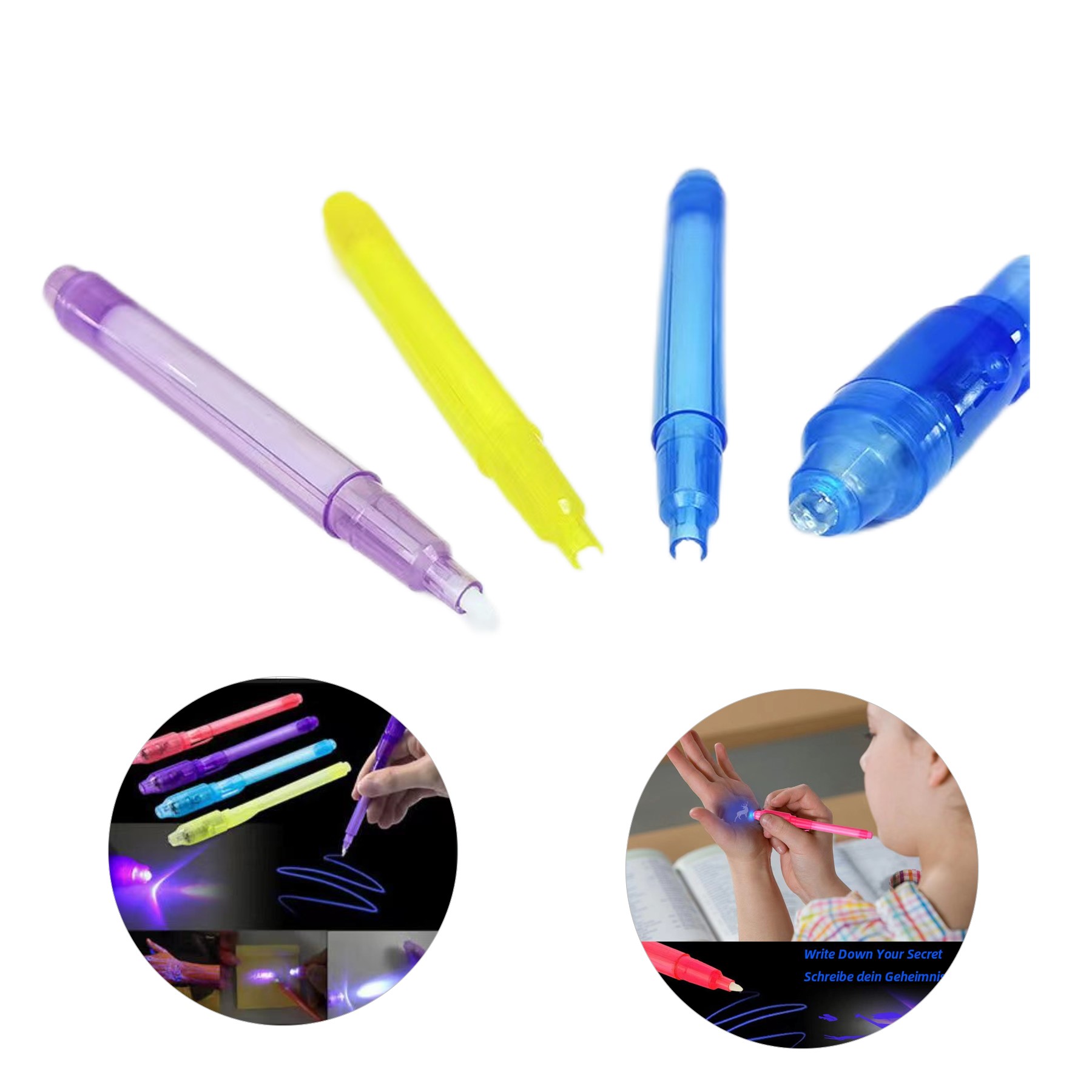 UV Light Invisible Magic Ink Pen (direct import) 5