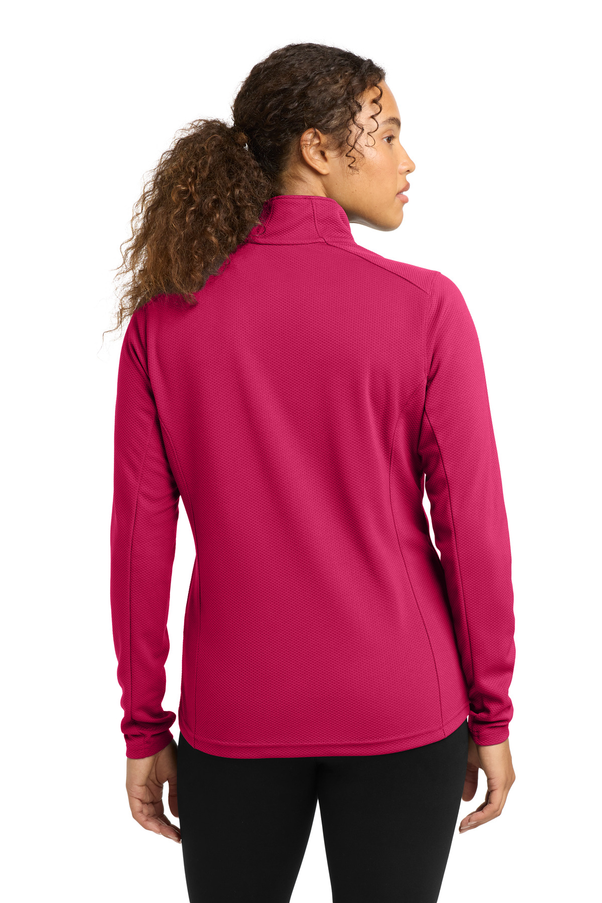 Sport-Tek Women's Sport-Wick Textured 1/4-Zip Pullover. LST860 28