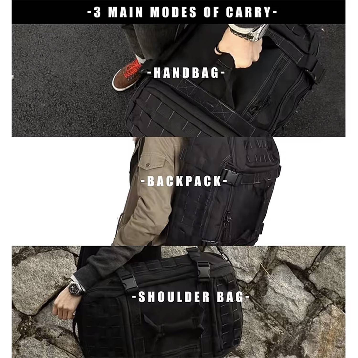 45L Waterproof Oxford Tactical Backpack 10
