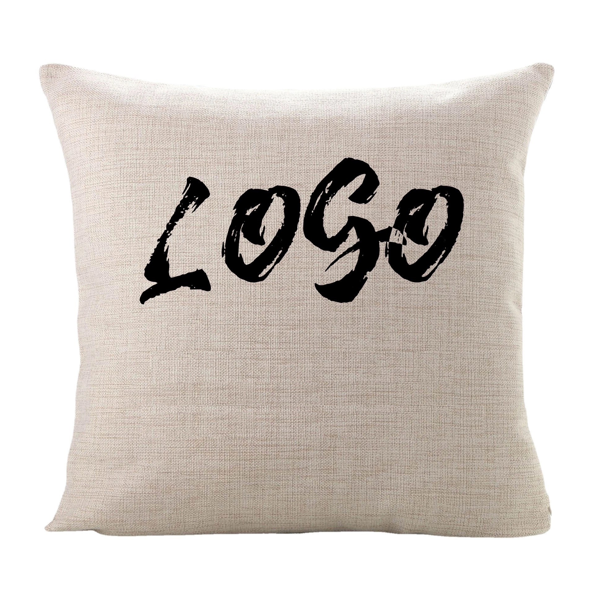 Custom Linen/Polyester Throw Pillow Covers 2