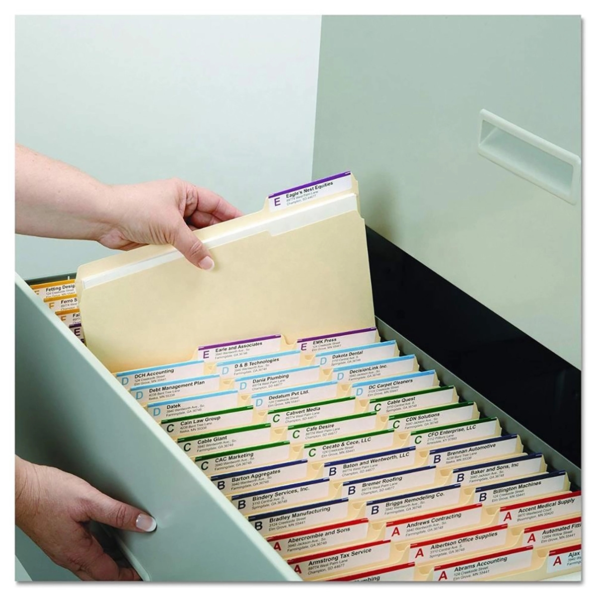 File Folders Letter Size Pack Of 100 6