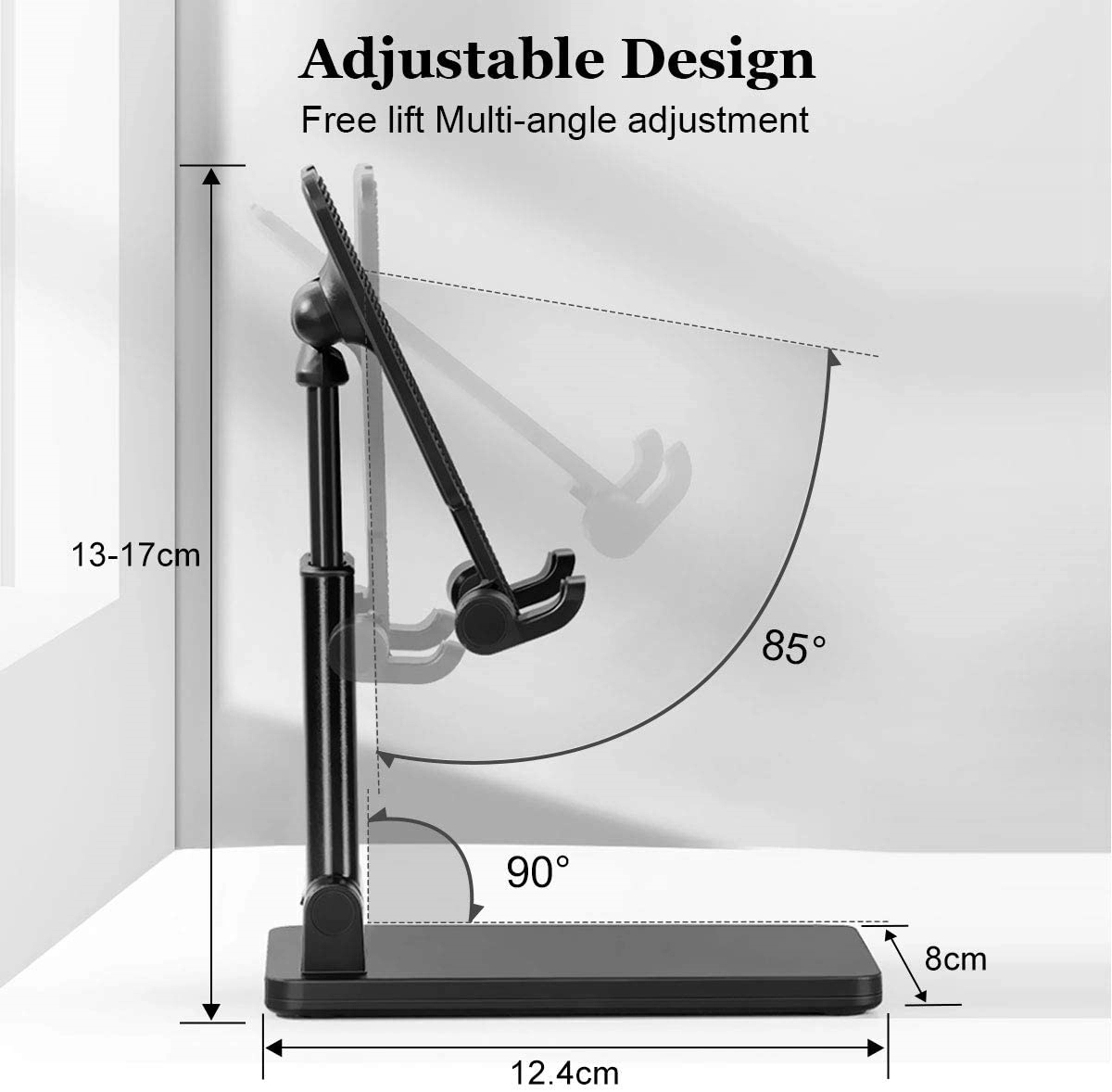 Adjustable Angle Height Cell Phone Stand 6