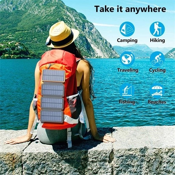Outdoors Charger With Four Solar Panels-20000mAh 2