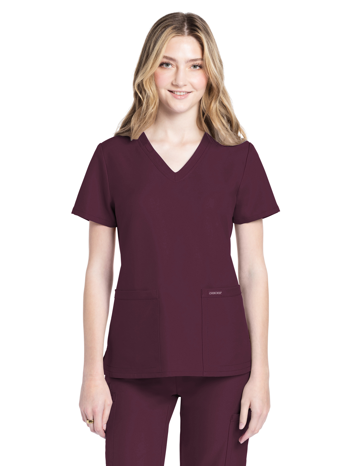Cherokee - WW Originals Ultra - Women's 2-Pocket V-Neck Top 21