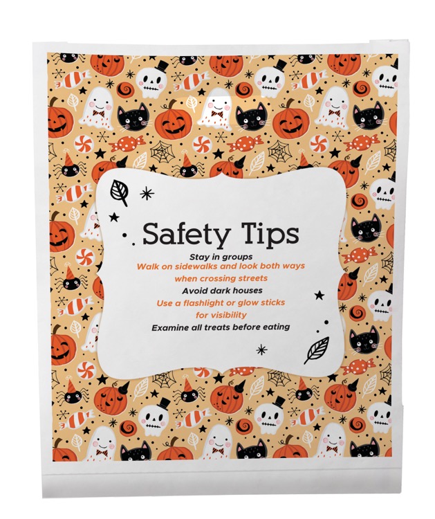 Halloween Scatter Design 3 Merchant Paper Bag (12" x 15" x 2.5") 1