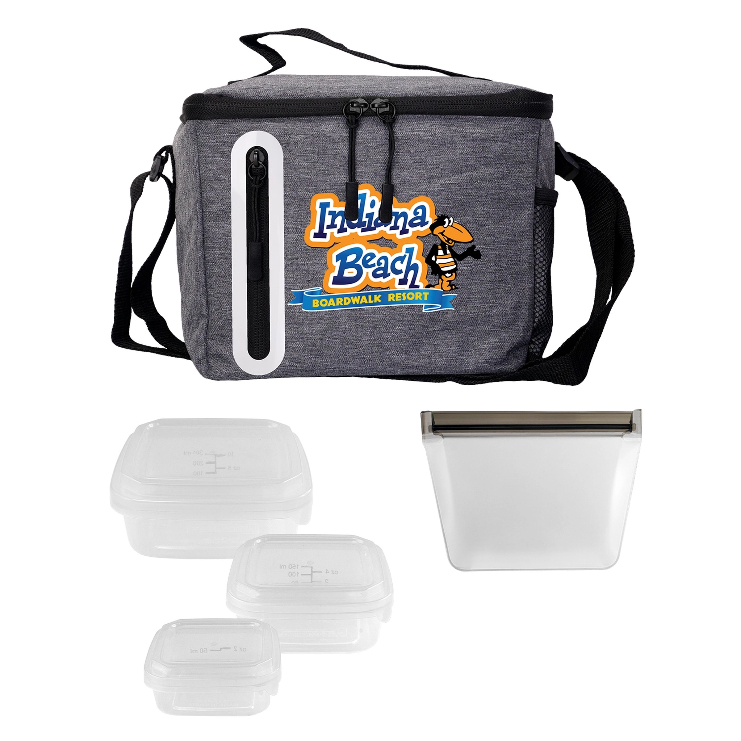 Portion Control & Food Bag Oval Cooler Lunch Set 6