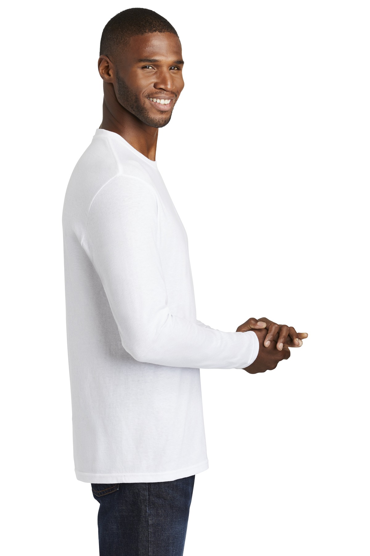 Port & Co Long Sleeve Fan Favorite Blend Tee. PC455LS 16