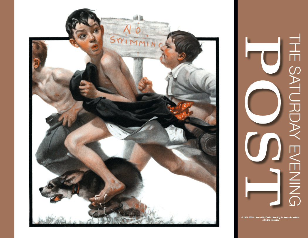 HotLine® Products Saturday Evening Post Appointment Calendar - Spiral 60