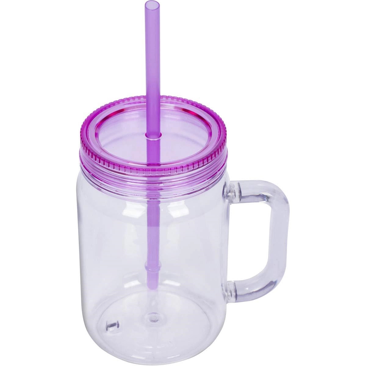 Mason Jar Tumbler Mugs with Lids & Straws 6
