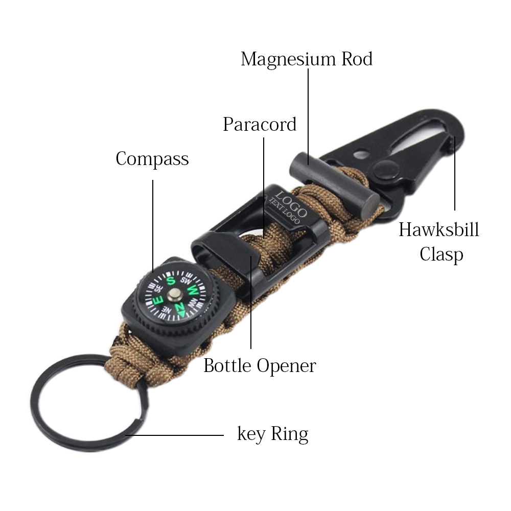 Survival Paracord Keychain 1