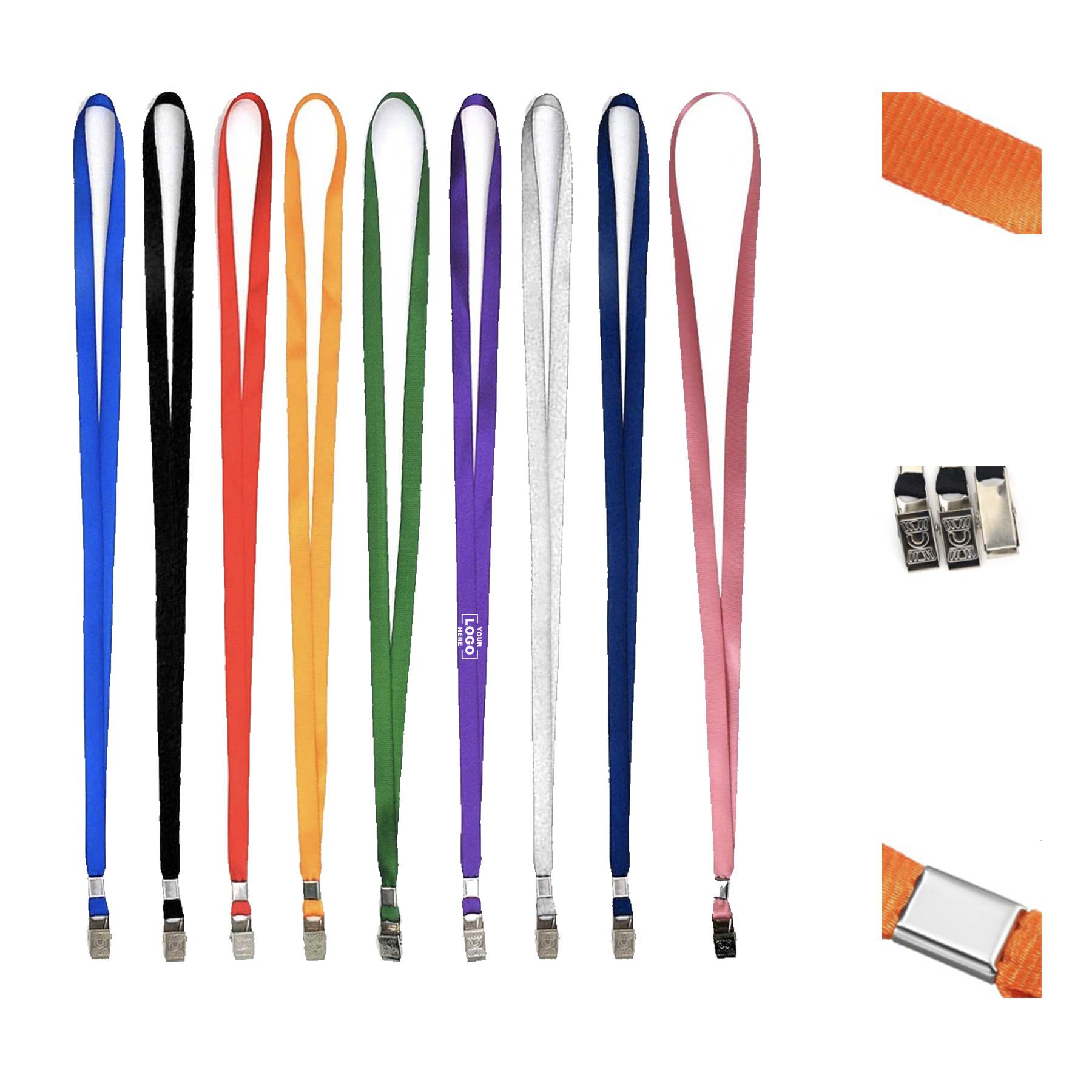 Full Color Lanyard with Bulldog Clip 3