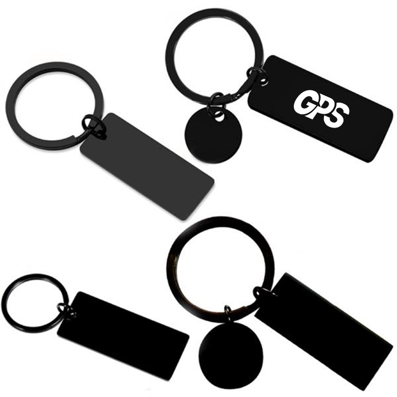 Stainless Steel Dog Tag Keychain 4