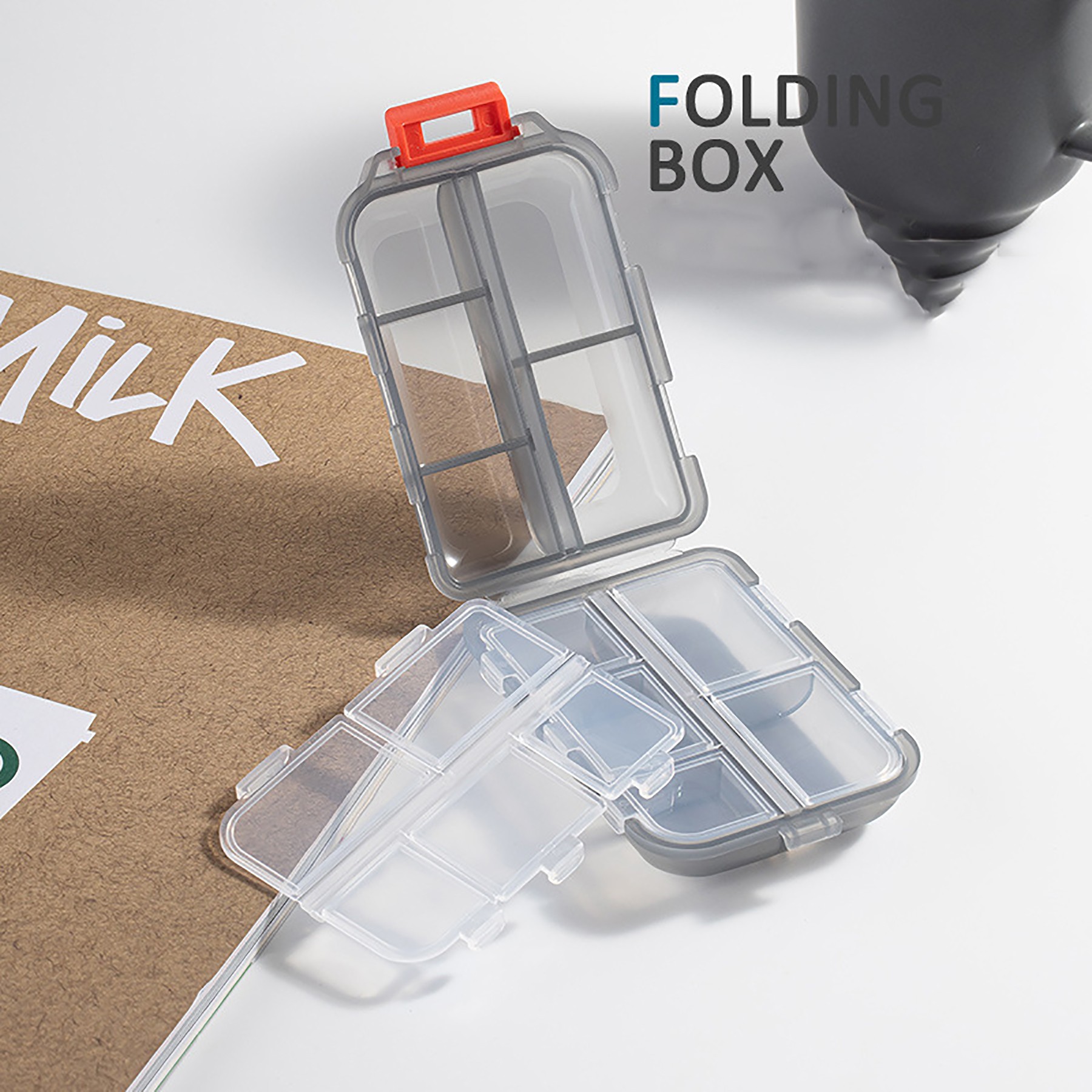 Compact Folding Pill Box 3