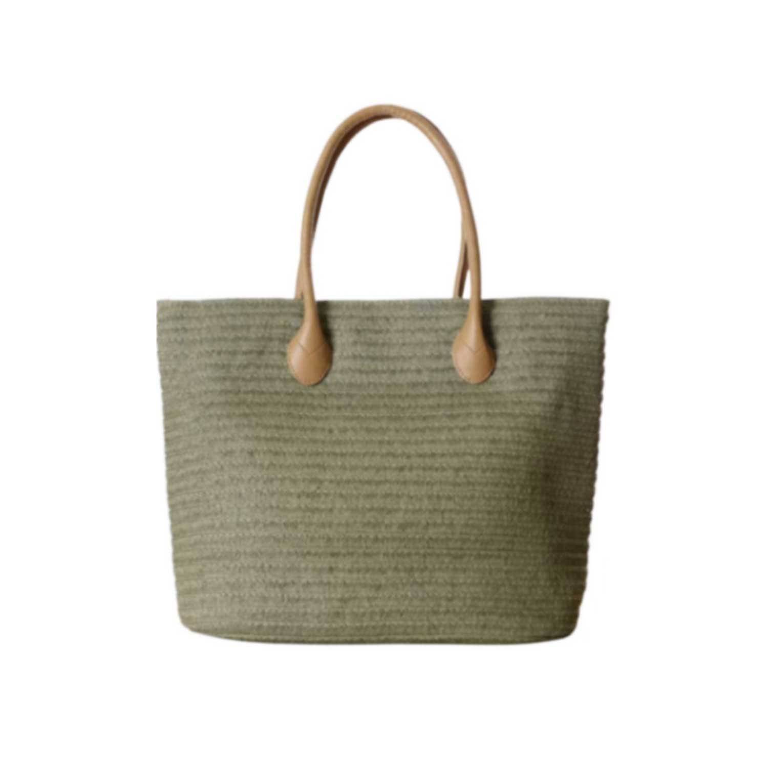 Boho Straw Shoulder Bag - Large Beach Tote 6