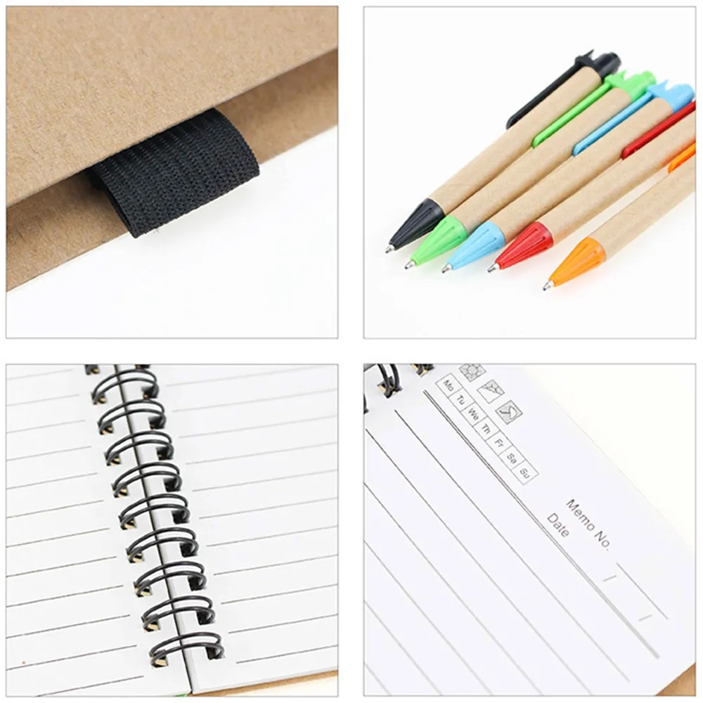 Oxford Spiral Notebooks W/Pen 5