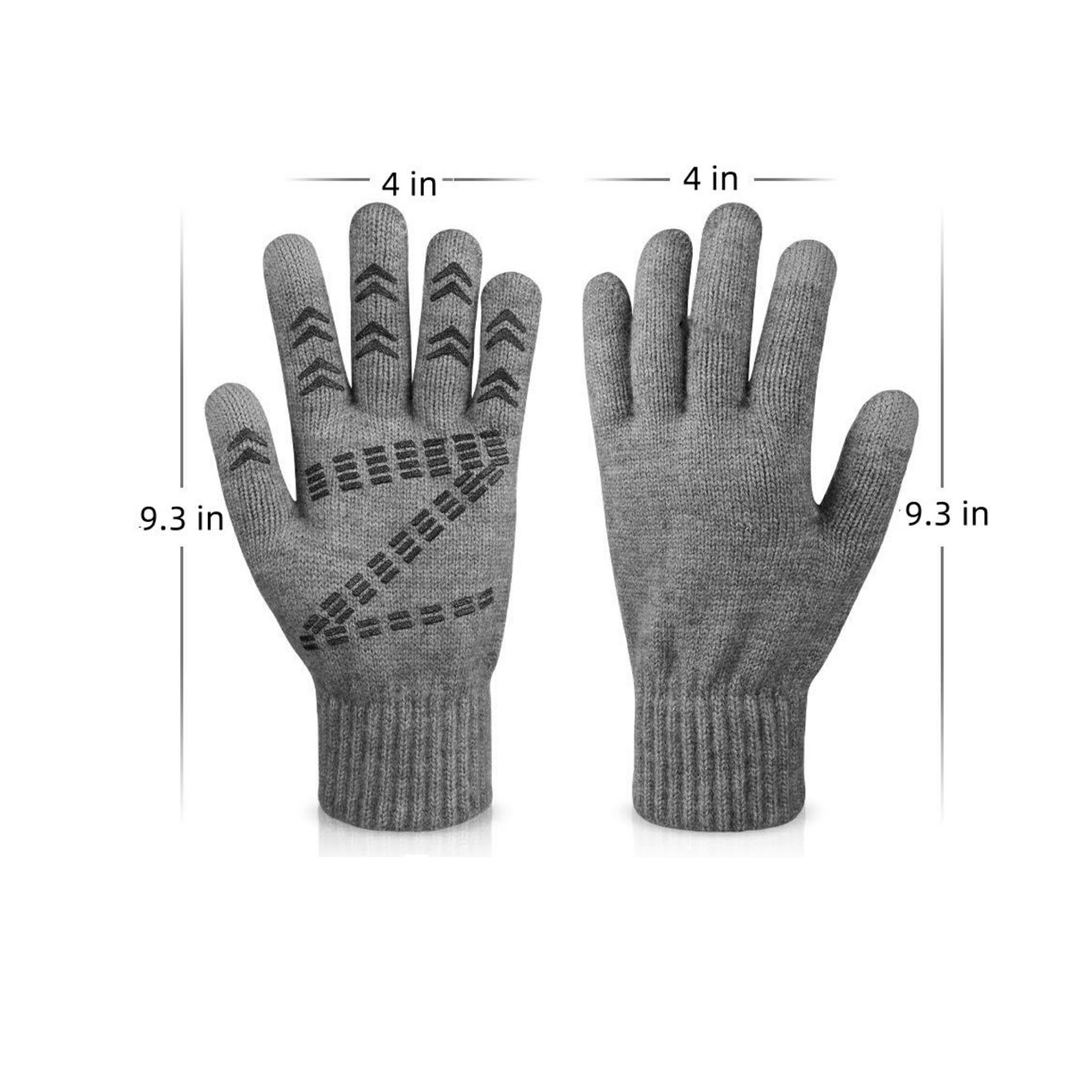 Winter Warm Cashmere Velvet Touchscreen Gloves 3