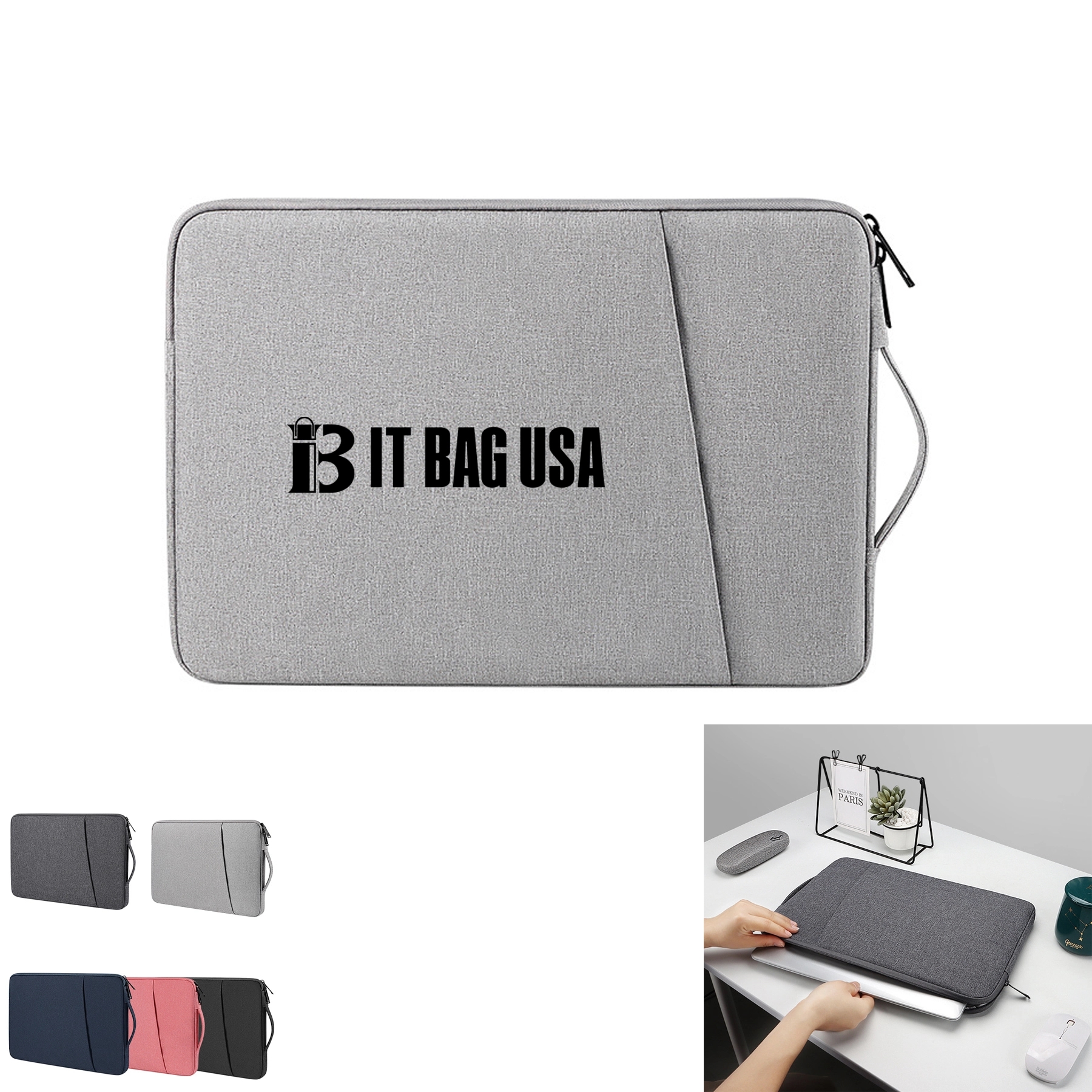 15.6 Inch Laptop Sleeve Durable Computer Carrying Case 2