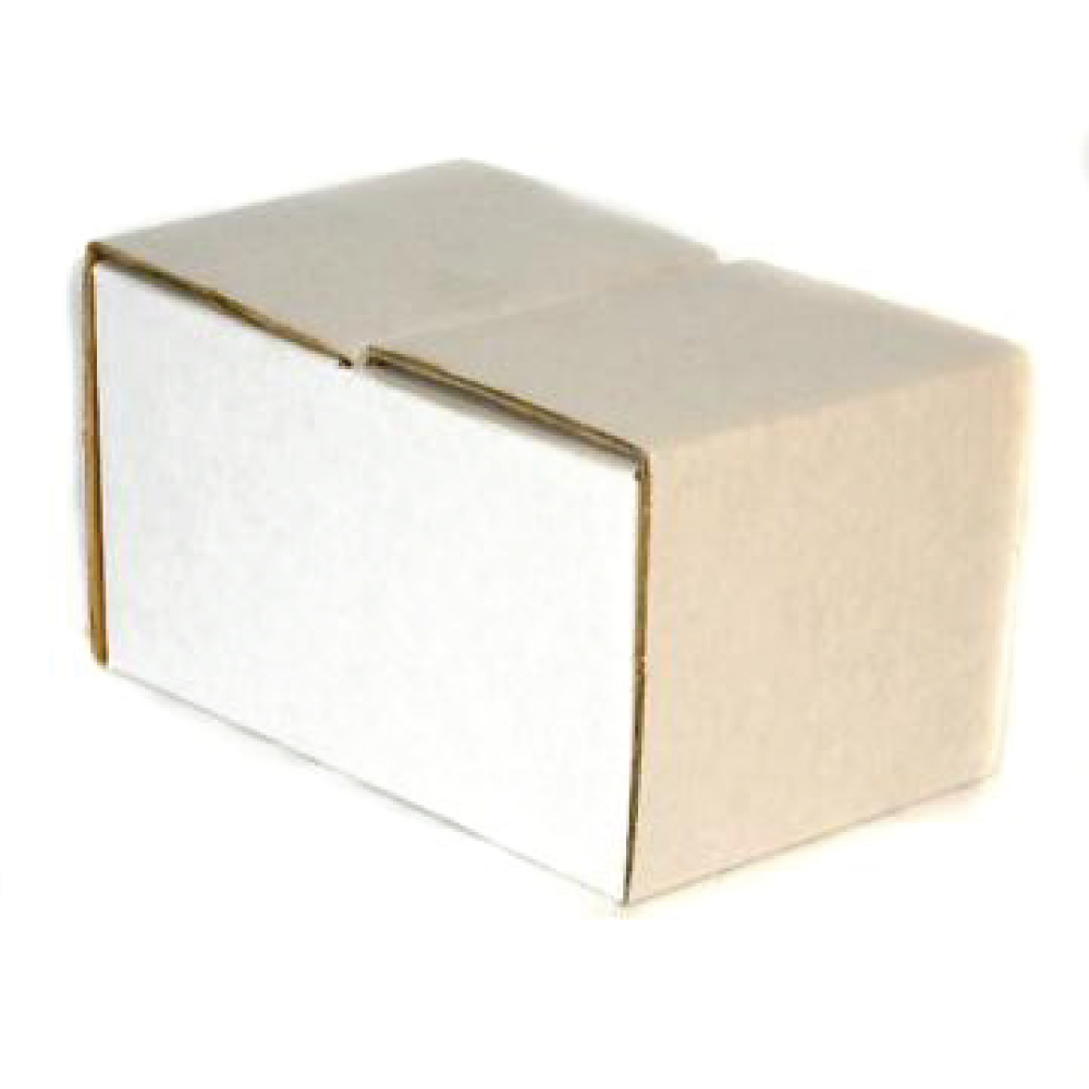 2 Piece White Gift Box 7 625" x 4 25" x 3 75" Non-Inserted