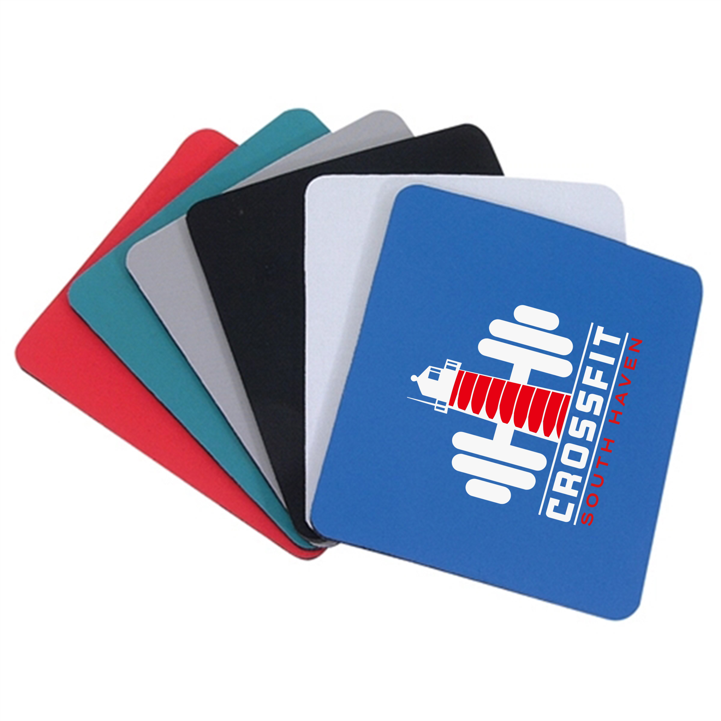Soft Surface Mouse Pad w/ Rubber Base (7-7/8"x7-1/8"x1/8") 2