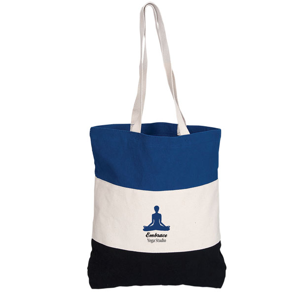 Tri-Colour Cotton Tote 9