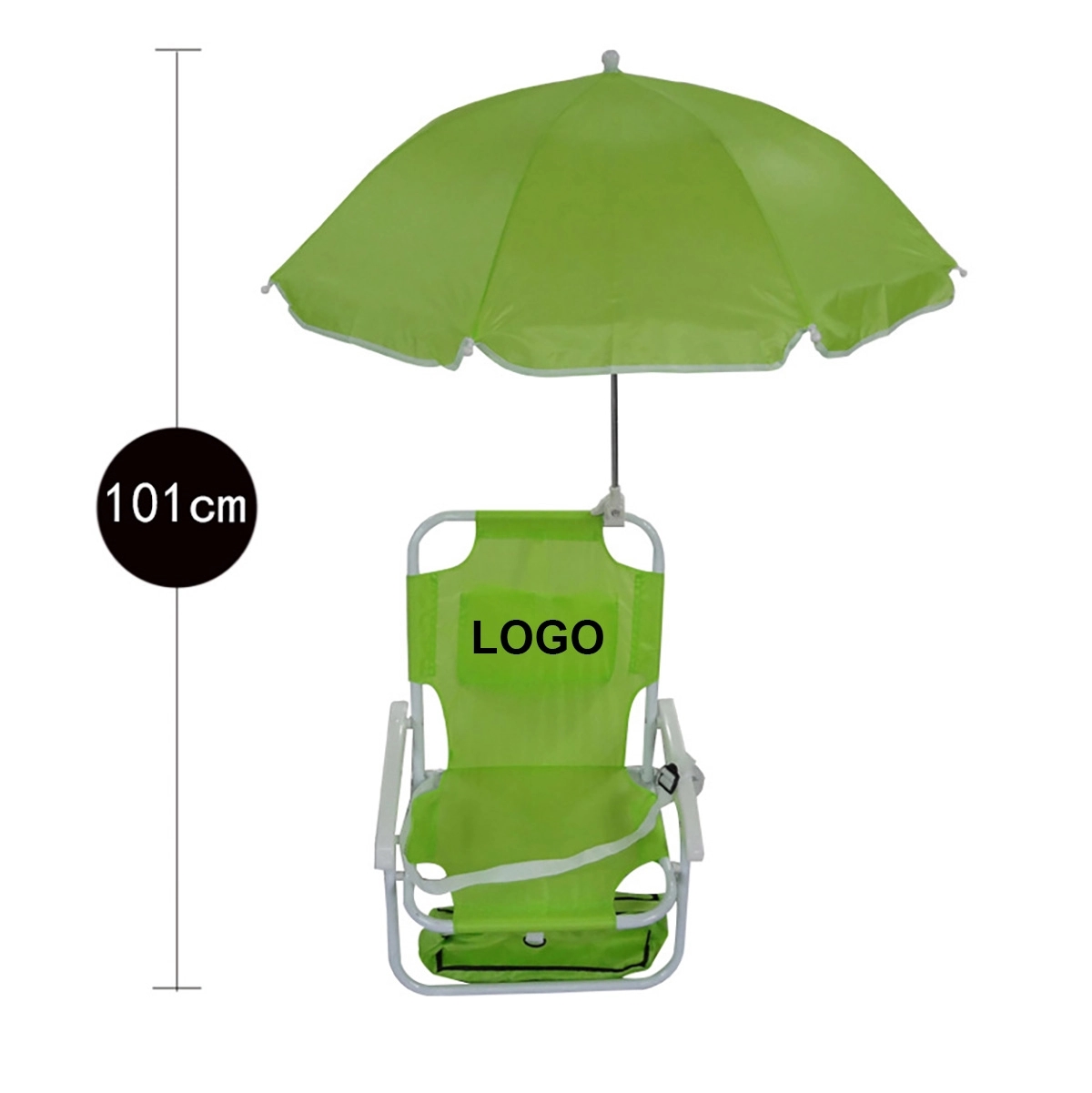 Outdoor Children Folding Beach Chair with Parasol 4