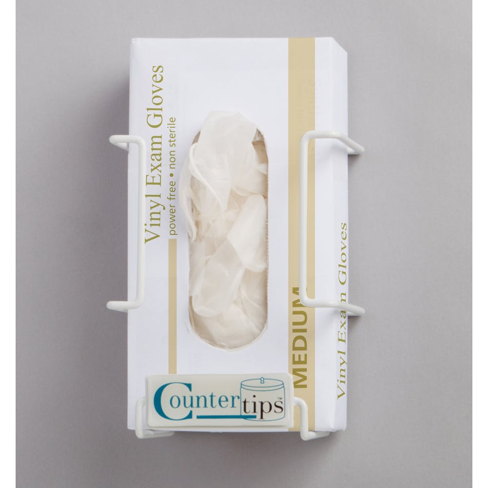Countertop Medical Glove Dispenser - Single Wall Mount Option 1