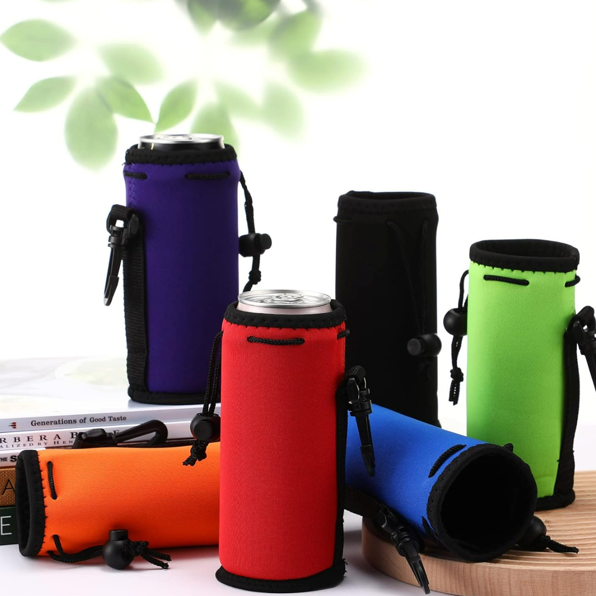 Neoprene Insulated Water Bottle Holder Sleeve with Clip 2