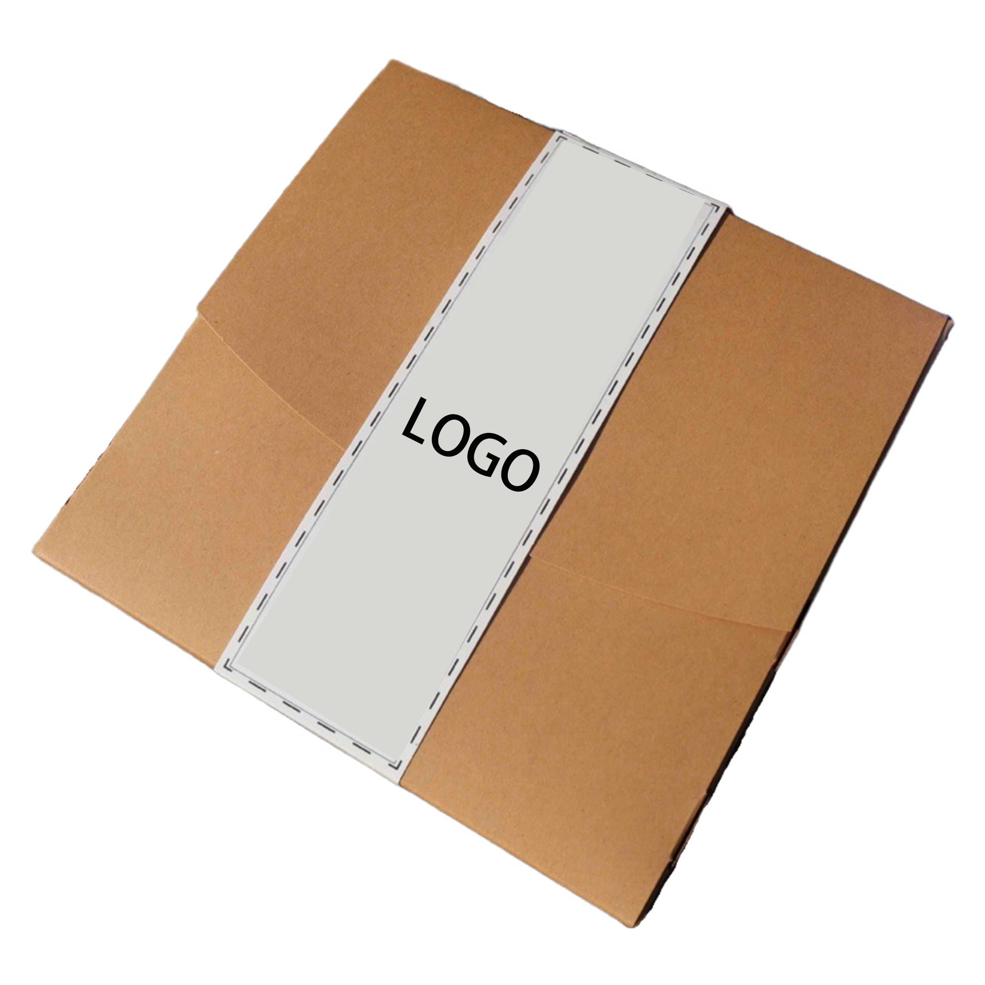 9x9 Inchs Kraft Paper Clothing Courier Packaging Box 1