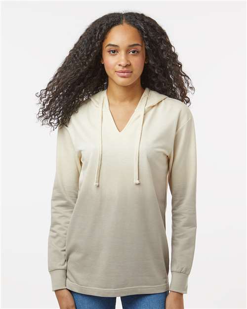 Women's French Terry Ombré Hooded Sweatshirt - W20185 36
