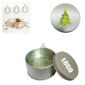 Assorted Color Regular Paper Clips With Tin Box 2